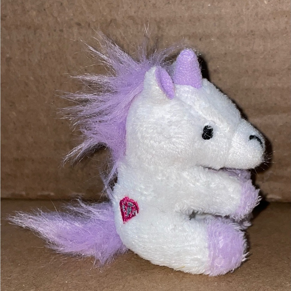 2010 Whimzy Pets Whisper Unicorn Mini Plush RARE Collectible Blip Toys